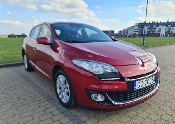 Renault Megane cena 16900 przebieg: 249500, rok produkcji 2013 z Tczew małe 56